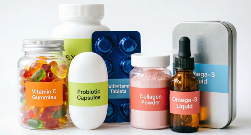 We produce a variety of supplements.